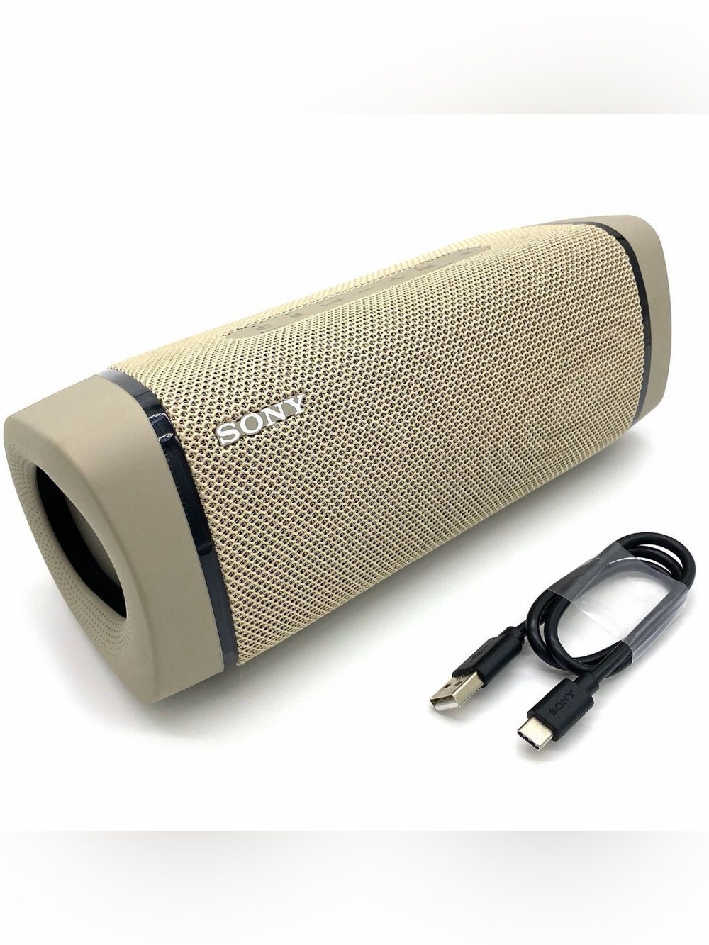 Sony Portable SRS-XB33 Bluetooth Speaker in Taupe